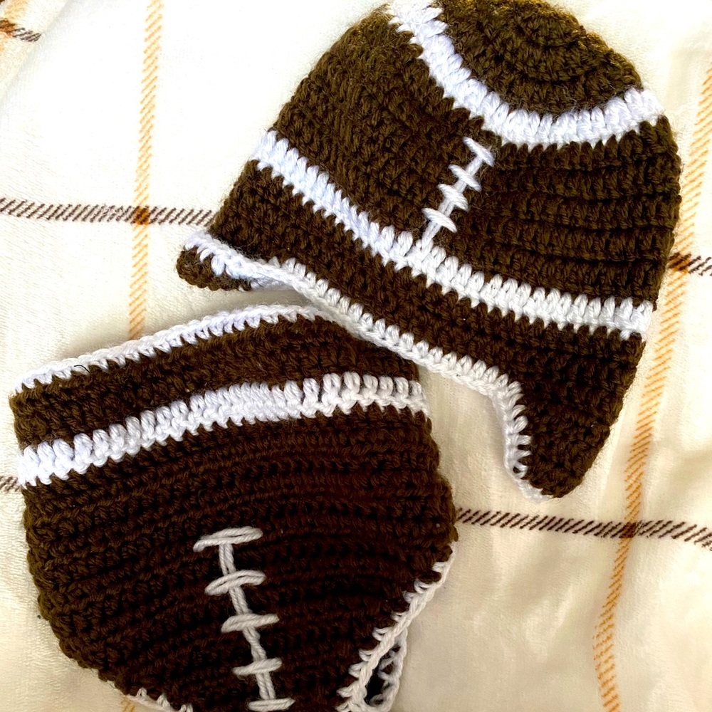 Baby knitted football 🏈